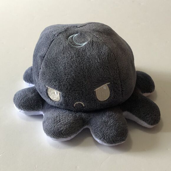 Teeturtle Reversible Happy/Sad Night/Day Octopus Plushie - Picture 2 of 12